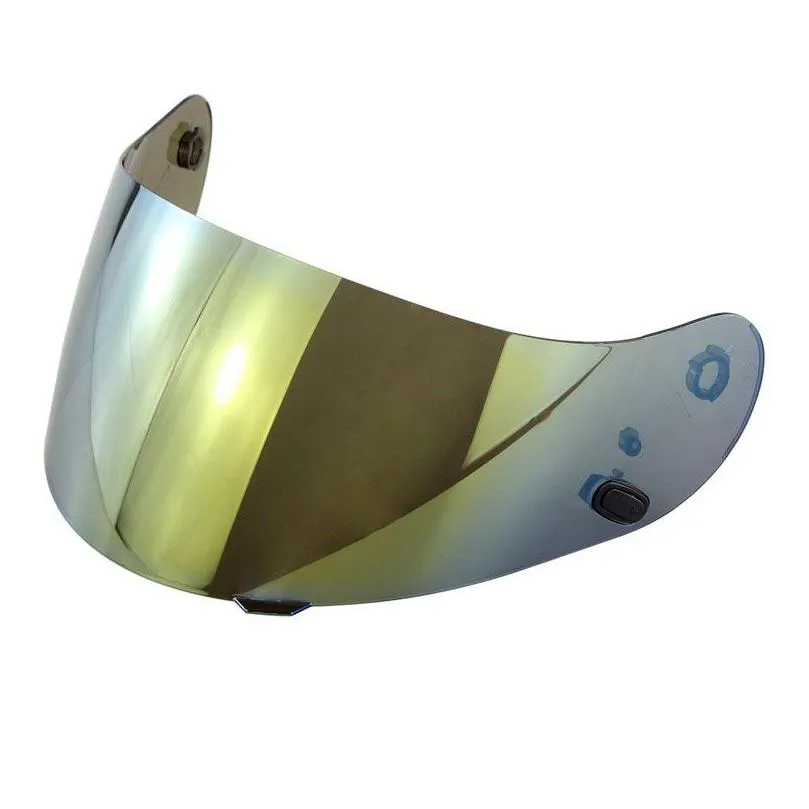 Viviance Casco De Motocicleta Visera Escudo Visor para Hjc Cl-16 Cl-17 Cs-15 CS-R1 CS-R2 Cs-15 Fg-15 TR-1 - Humo Oscuro con Plata Clara