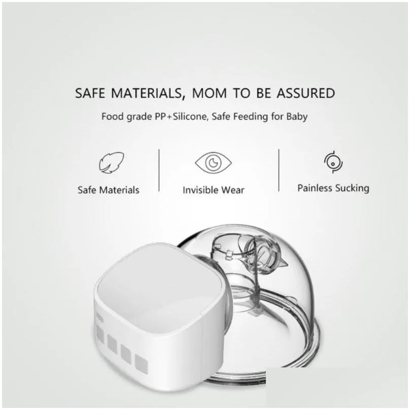 hooks rails usb rechargable hands- electric breast pump silent wearable automatic milker portable baby breastfeed milk extractor