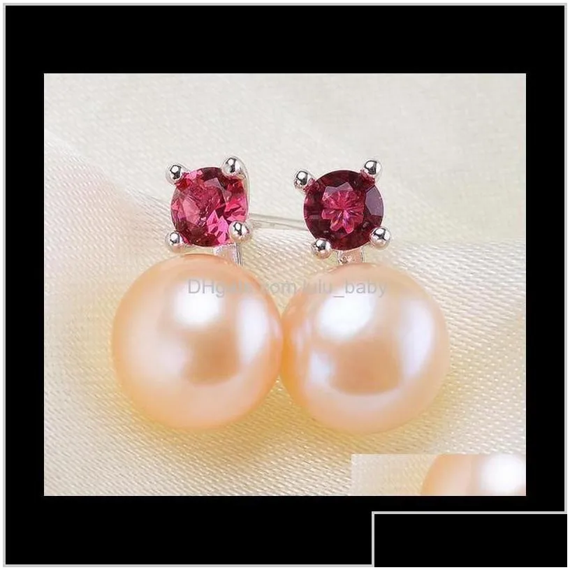 8-9Mm Natural South Sea White Pearl Earrings Ed150817Z Zgubp Stud 75Bgw