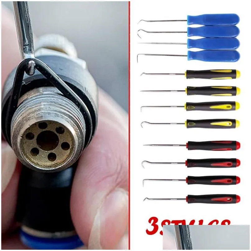 professional hand tool sets 4pcs/set durable car remover mechanic tools set auto pick and hook o ring oil seal gasket puller craft