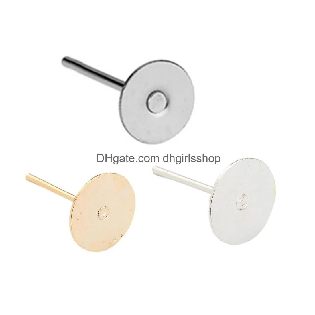 Gold Plated Earring Studs Set - DIY Jewelry Making Supplies: Copper ...