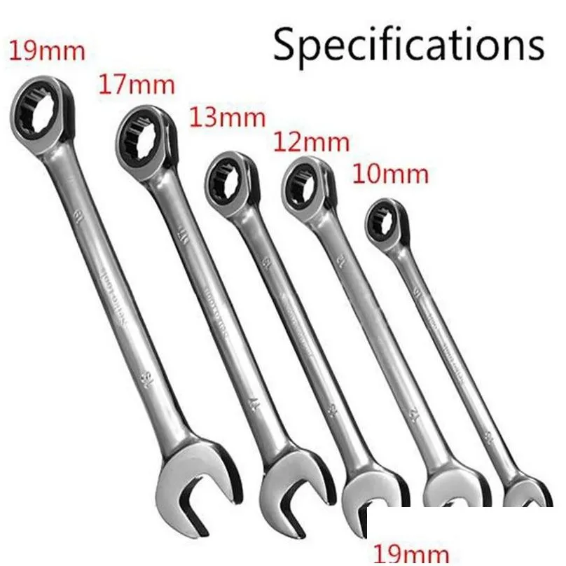 hand tools 6-32mm professional ratchet combination metric wrench set crv72 screwdriver torque gear socket nut removal repair tool