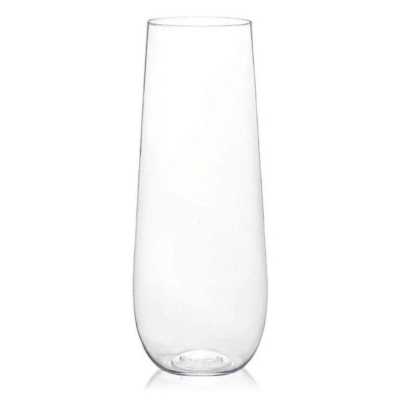 disposable dinnerware plastic wine party white champagne coupes cocktail glass flutes cup 1/10/20 piece
