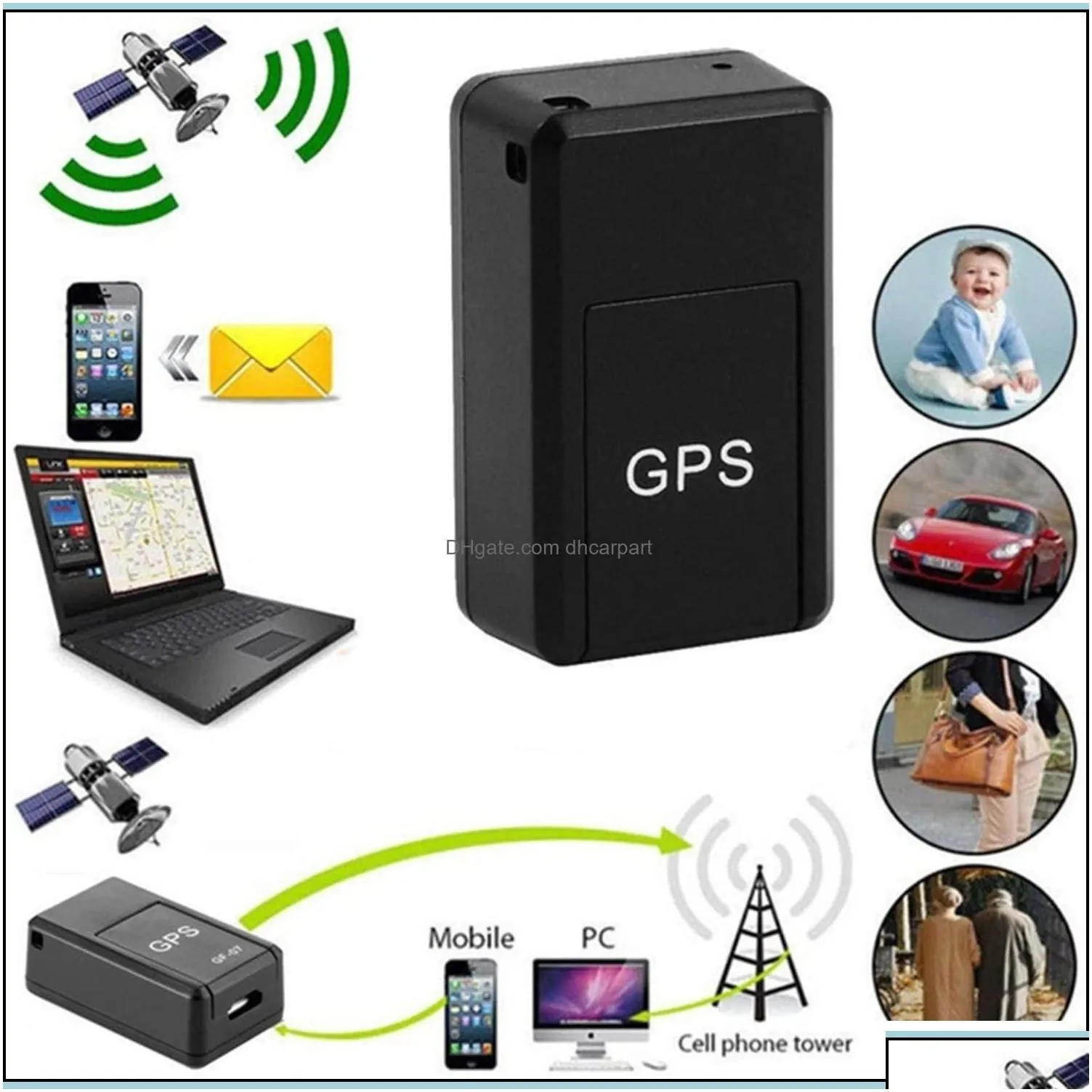 car gps accessories gf07 mini gps tracker tra long standby magnetic sos tracking device gsm sim for vehicle/car/person location lo