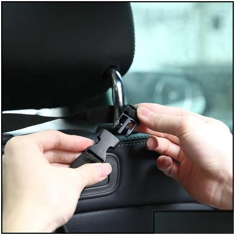 other interior accessories portable car seat back garbage bag trash can leak-proof dust holder case box styling oxford cloth drop del