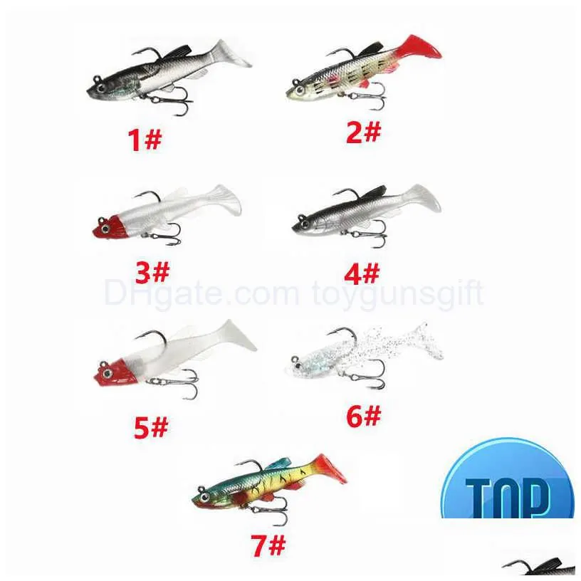 t tail soft bait soft lures silicone bait 8.5cm 13g goods for fishing sea fishing pva swimbait wobblers artificial tackle