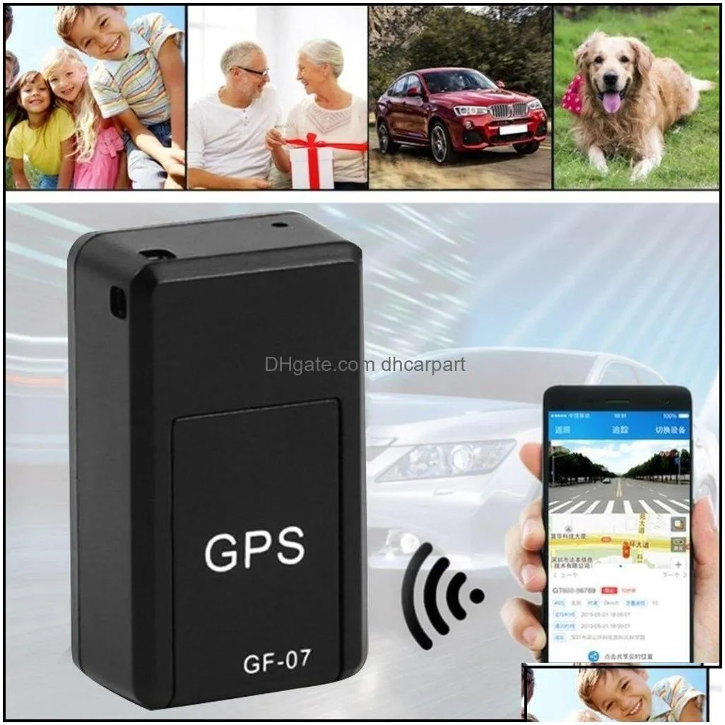 car gps accessories gf07 mini gps tracker tra long standby magnetic sos tracking device gsm sim for vehicle/car/person location lo