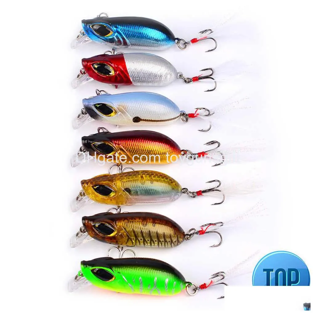 1pcs 5.5cm8.2g hard fishing lures sinking jerkbait vib rattlin hook wobblers deep dive sinking sea ocean artificial plastic bait