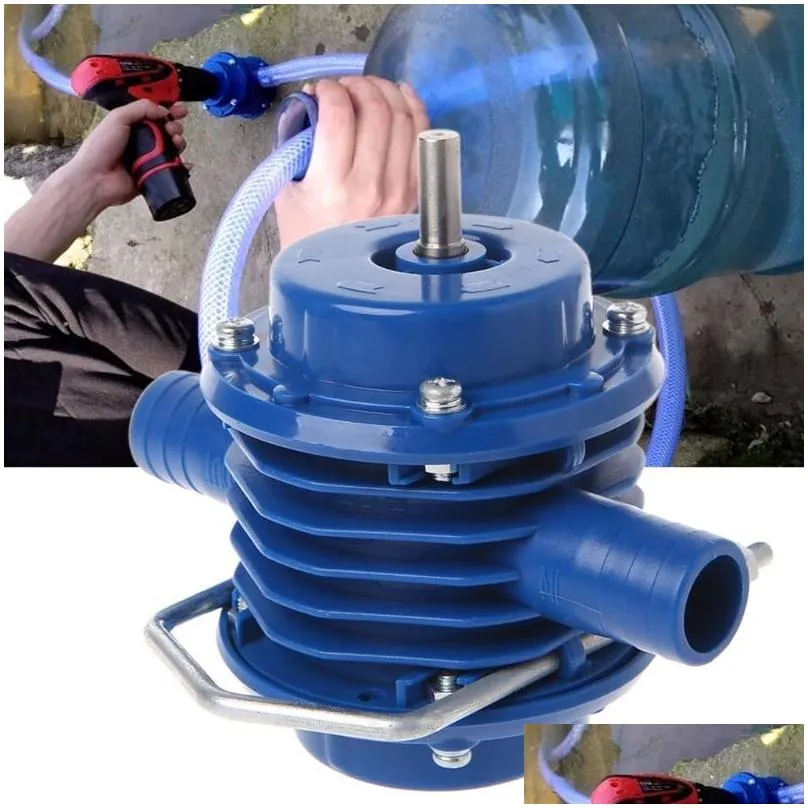 self-priming hand electric drill water pump home garden centrifugal miniature drill dc small pump accessories