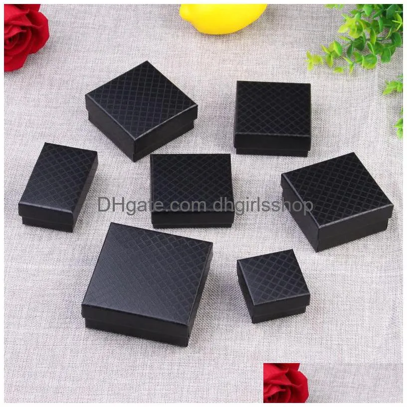 square rectangle jewelry organizer boxes engagement ring for earring necklace bracelet holder display gift box