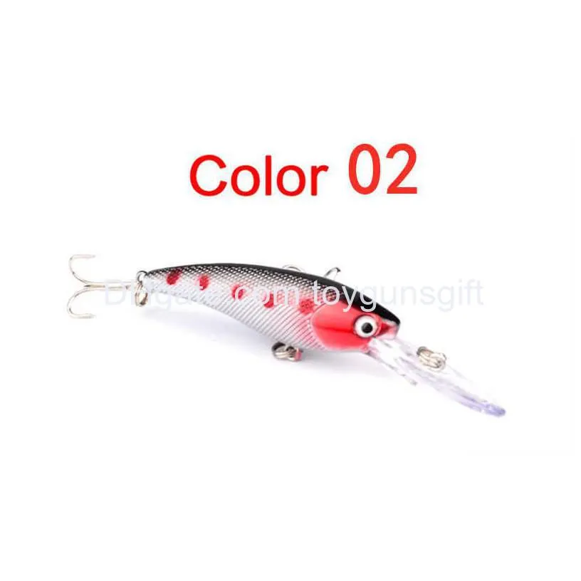 1 pcs 9.0cm8.3g plastic hard bait minnow fishing lures deep sea bass lure crank bait artificial swim bait wobbler fishing tackle