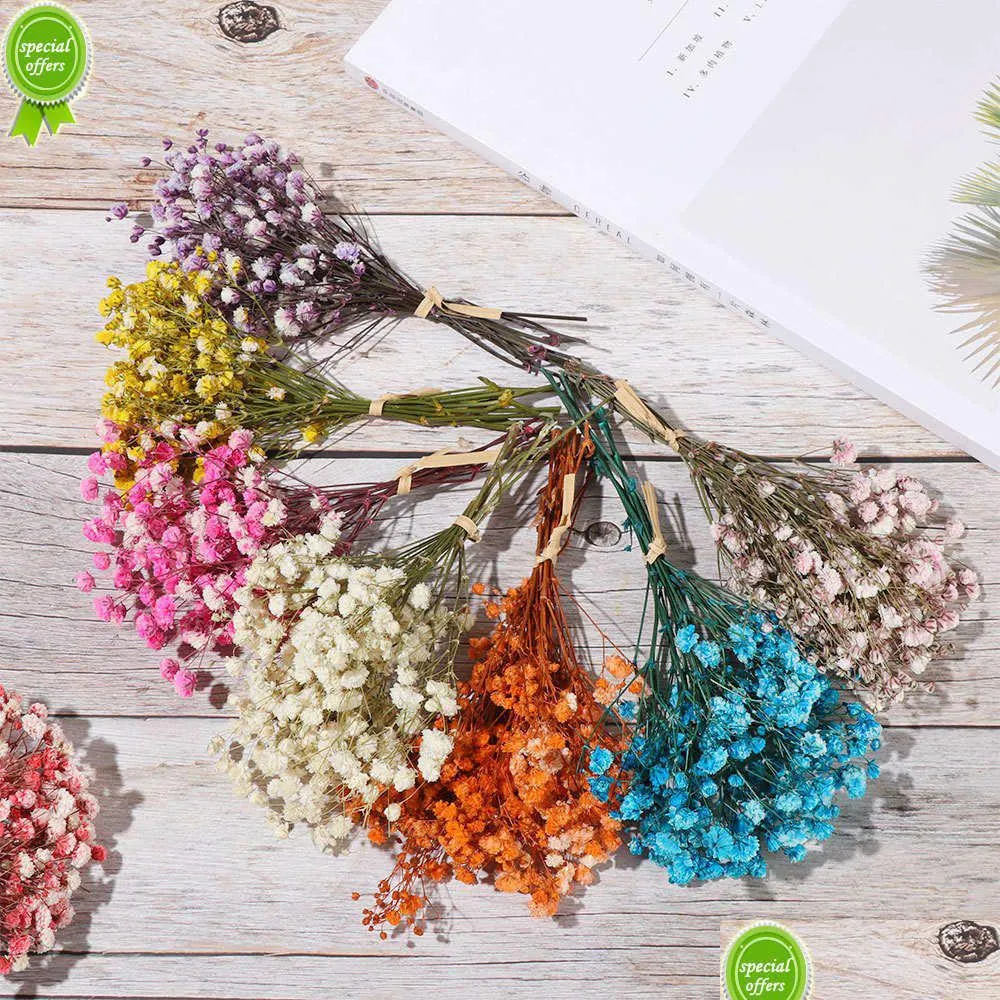  small natural dried flowers bouquet dry flowers natural dried bouquets  dried preserved flowers press home wedding decor
