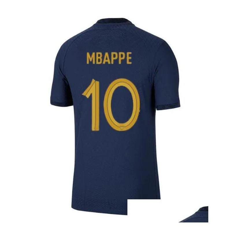 2022 soccer jerseys french football shirt benzema mbappe france national team dembele griezmann lloris giroud coman men women kids suit maillot jersey
