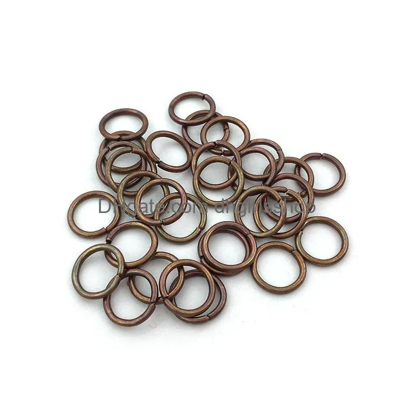 4-12mm diy accessories iron ring connectors opening manual connection ring single circle jewelry findings 100pcs/lot