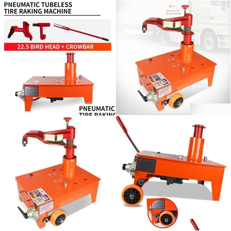 pneumatic tools tubeless tyre grilling machine truck changer 22.5 wheel disassembly tool trailer auto repair