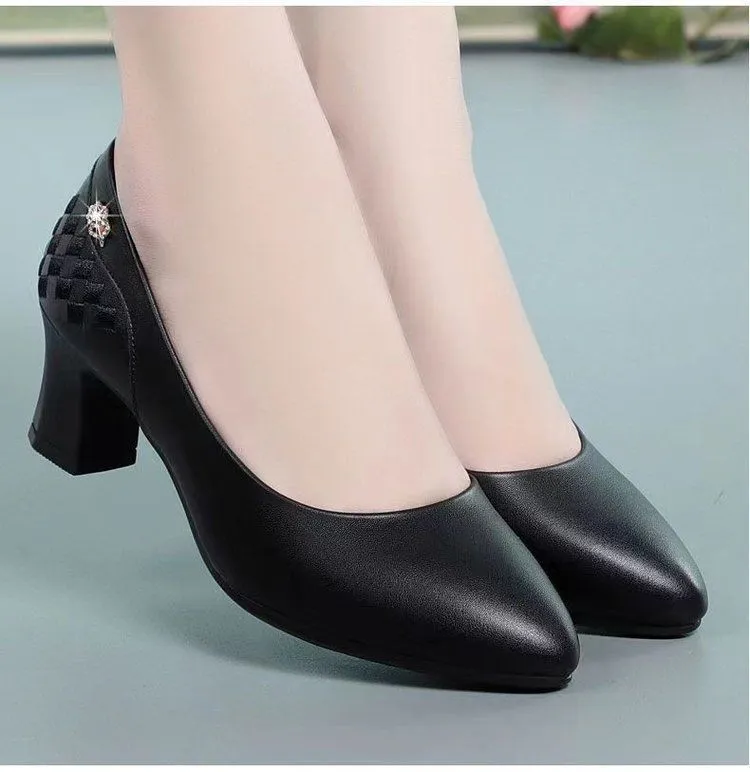 Genuine leather Original Box Women Designer Dress Shoes High Heels Womens Luxurys Pumps Lady shoes 5cm heel fashion business women dress suits office gowns dresses