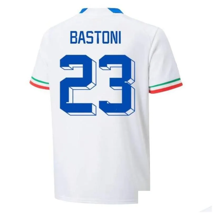 italys soccer jerseys 2022 italian jersey scamacca immobile chiesa football shirts raspadori jorginho barella bastoni frattesi maglia italiana national