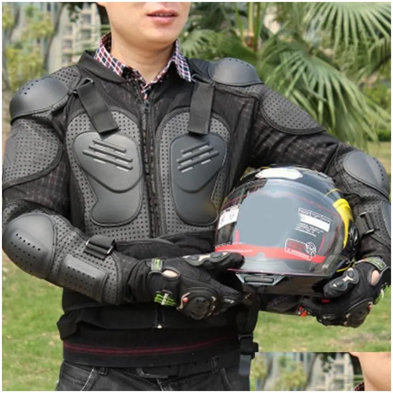 strong mountain bike motorcycle body armor jacket downhill full body protector1