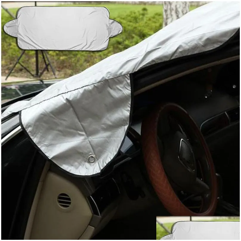  price 150 x 70cm auto windshield winter snow car covers magnetic waterproof car dust snow ice frost sunshade protector covers