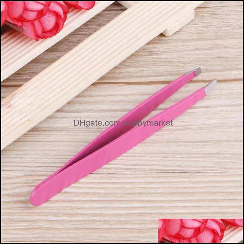 1pcs Eyebrow Tweezers Stainless Steel Face Hair Removal Eye Brow Trimmer Eyelash Clip Cosmetic Beauty Makeup Tool