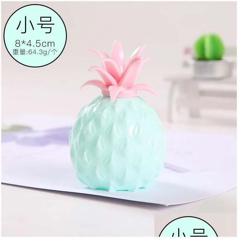 toy cross-border creative simulation fruit vent light mud flour ball pineapple manufacturers direct sales