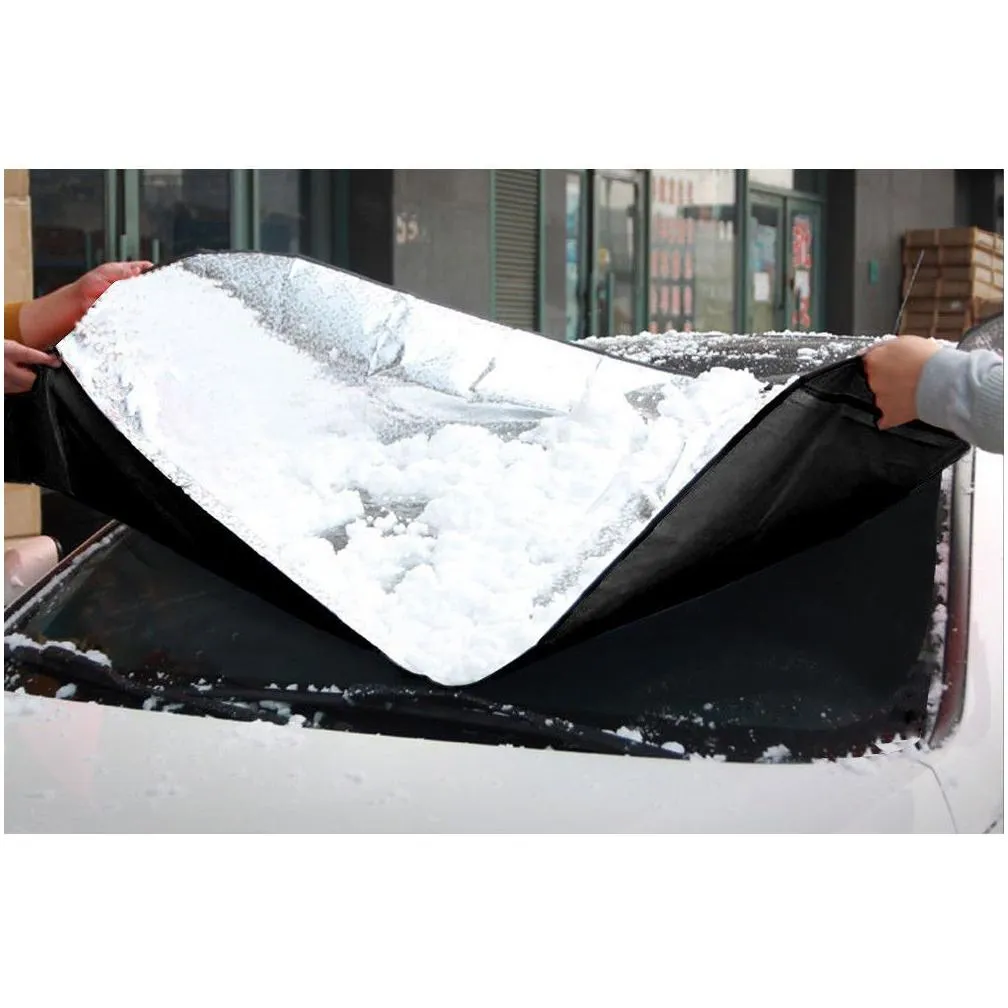  price 150 x 70cm auto windshield winter snow car covers magnetic waterproof car dust snow ice frost sunshade protector covers