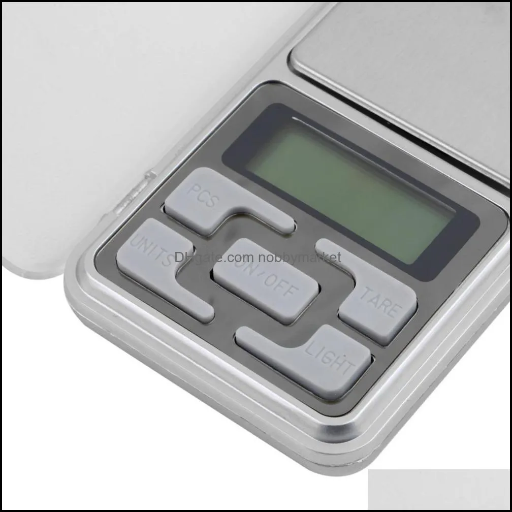 Free DHL 100/200/500g x 0.01g and 500g x0.1g Electronic Digital Pocket Jewelry Scale Balance Pocket Gram LCD Display