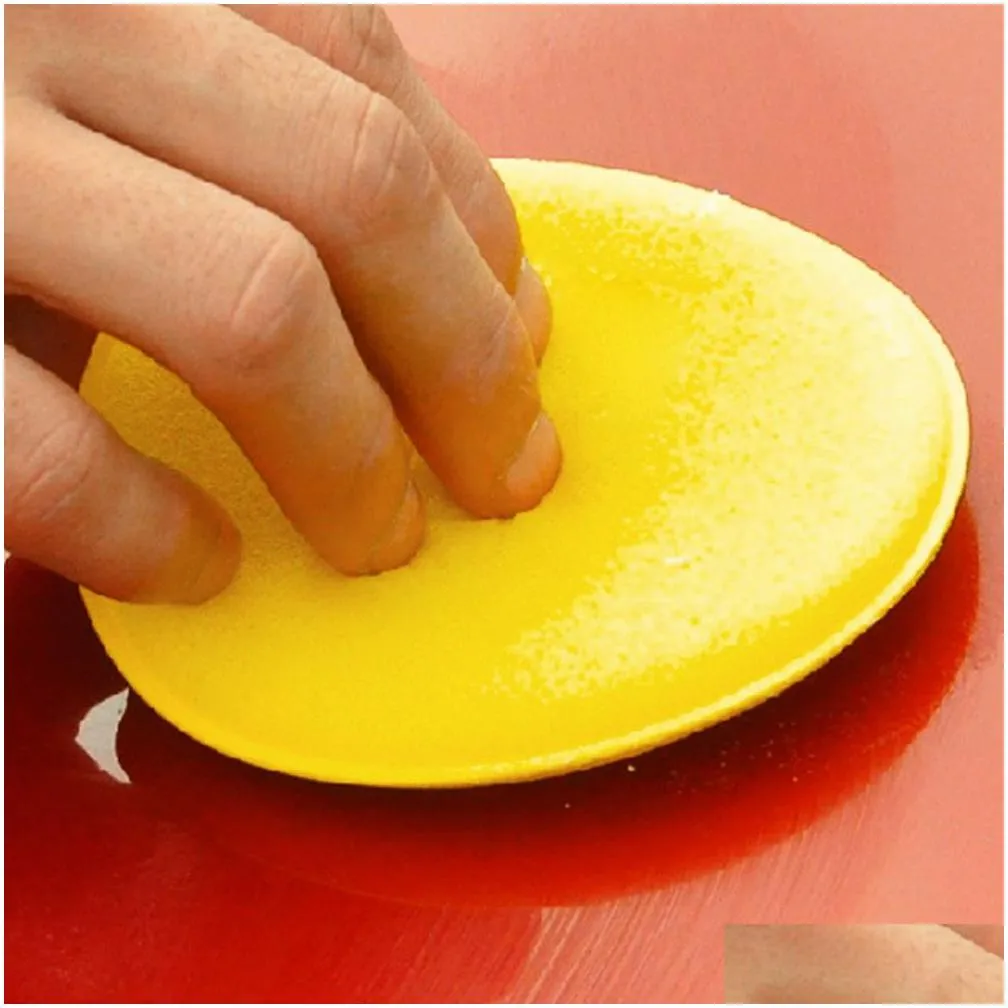 car foam applicator cleaning detailing pads wax soft sponge cleaning accessories dust remove auto care polishing pad