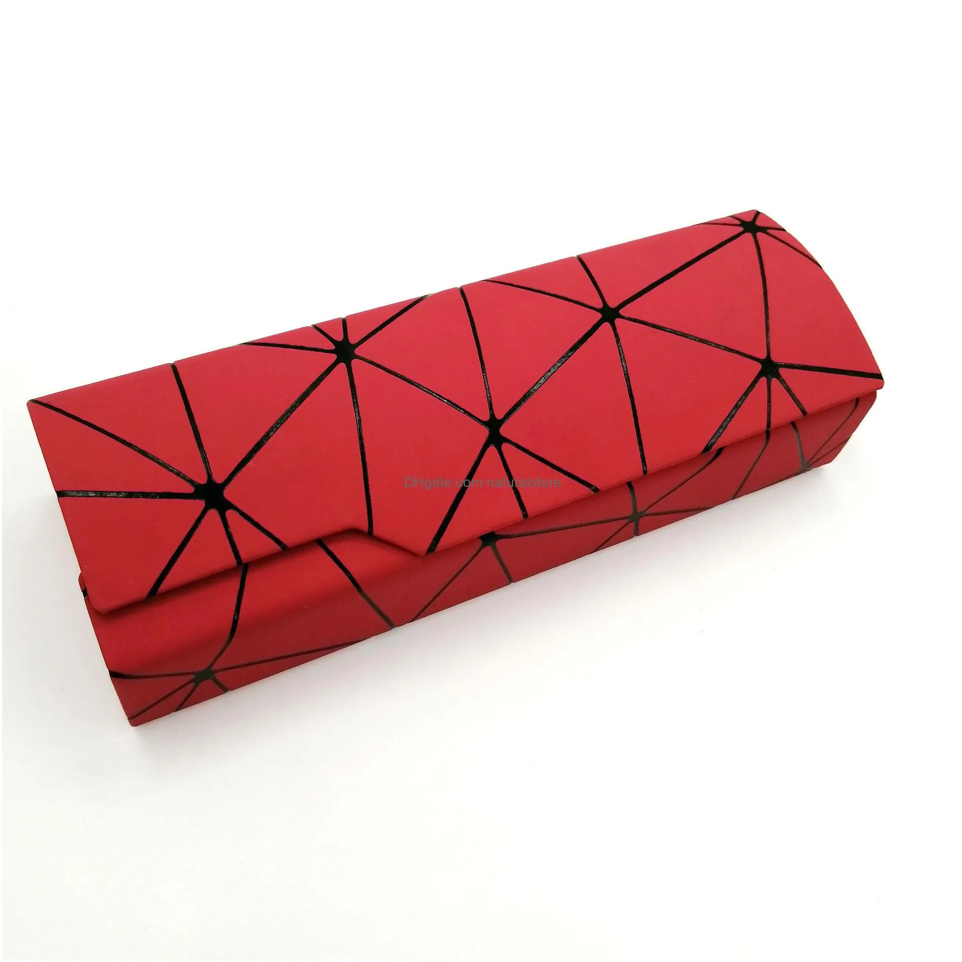 fashion men women glasses case protective box sunglasses accessories optical reading eyeglasses boxes