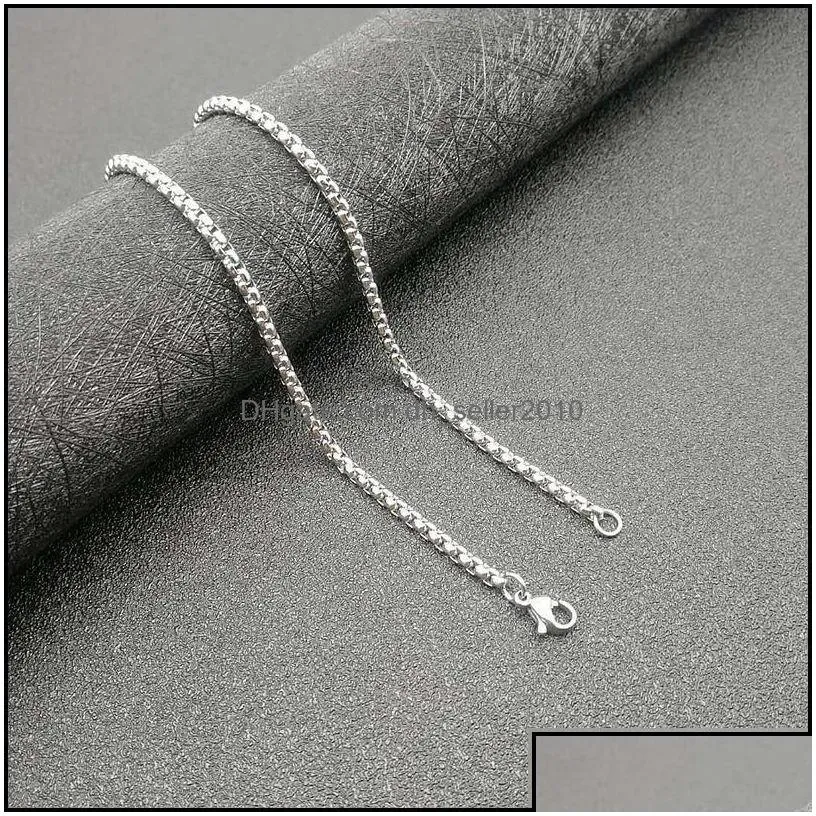 Chains Hip Hop Bling Box Chain 24