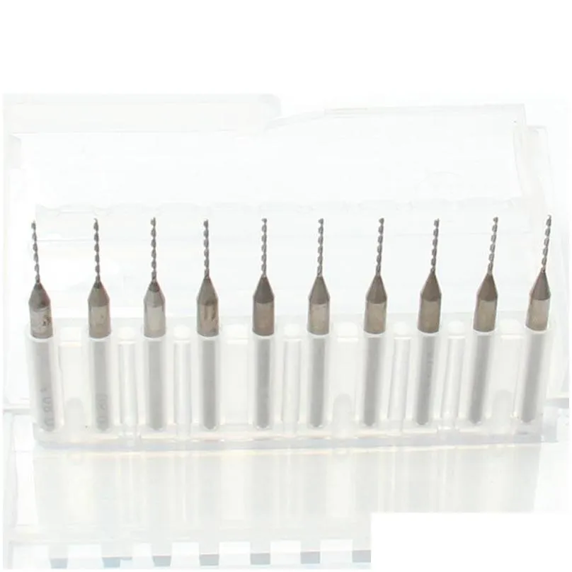 professional drill bits ly 10pcs pcb cemented carbide 0.8mm drills aiguille hardware processing xsd88