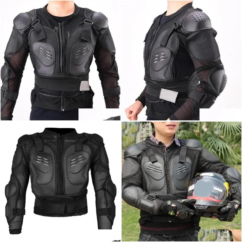 strong mountain bike motorcycle body armor jacket downhill full body protector1