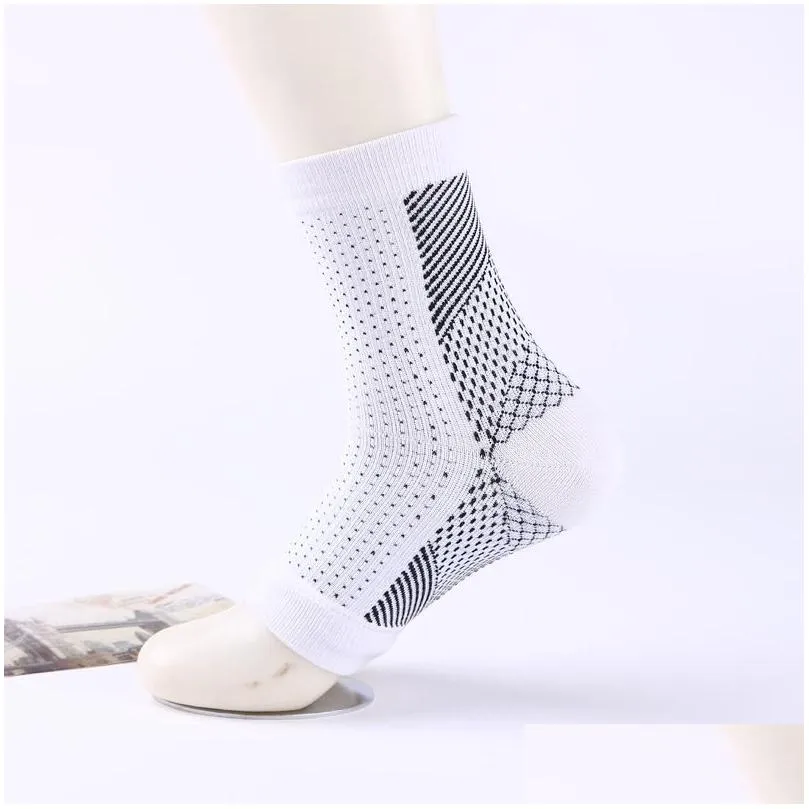 mens socks 5 pcs foot angel anti fatigue outerdoor men women compression breatheable sleeve support brace sports sock