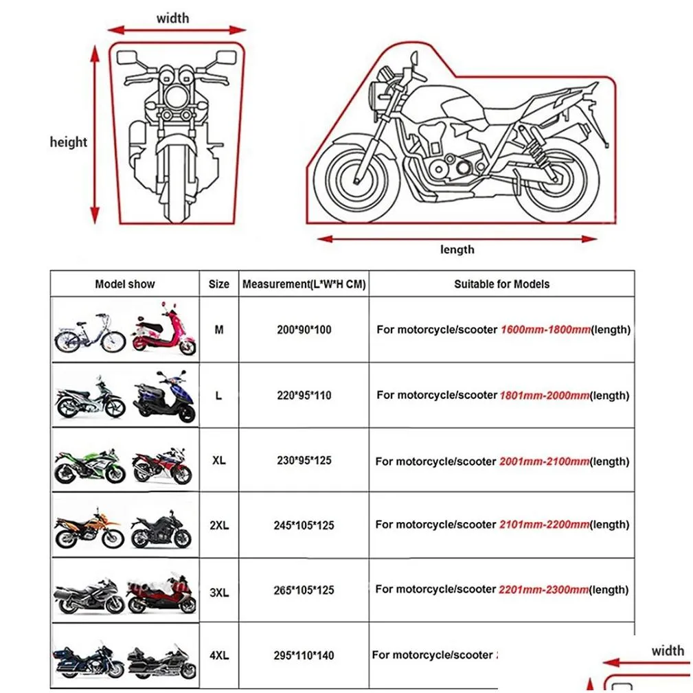 motorcycle covers for bache moto protection housse moto motorcycle pants motorcycle tent quad bike case quad cover bike cover