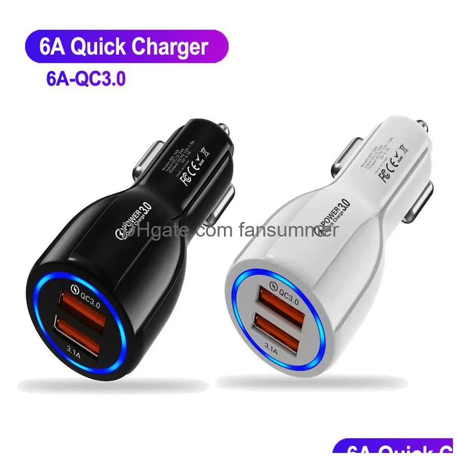 20w car chargers quick charge qc3.0 pd type c usb-c 3.5a 2.1a 25w fast wall charging adapter usb  for phone xiaomi  samsung