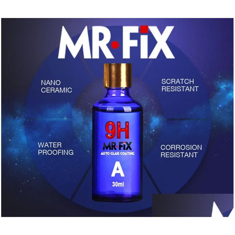 car cleaner care products mr fix 9h liquid ceramic coat polish anti-scratch motocycle paint glasscoat anti-aging coating