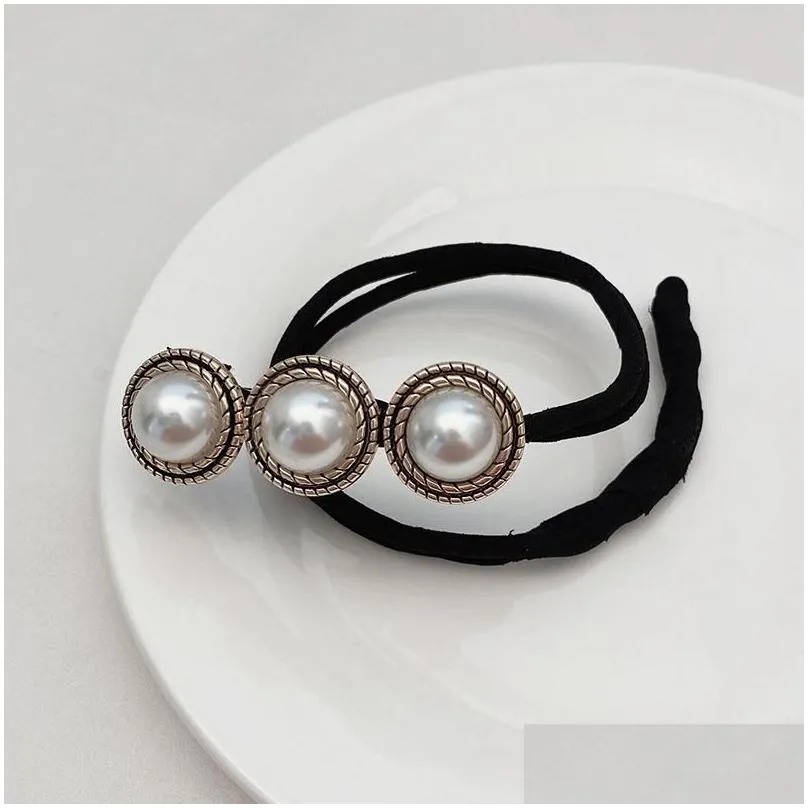 Hair Accessories Fashion Head Band Ball French Twist Magic DIY Tool Bun Maker Sweet Dish Made Pearl Headwear