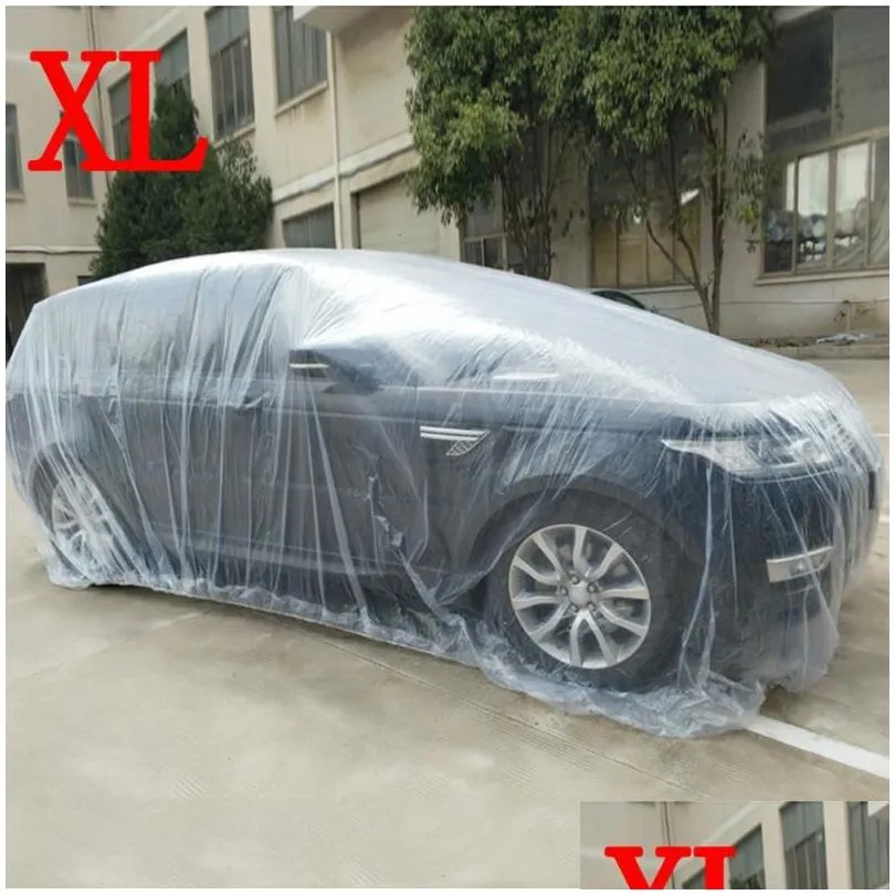 for the body plastic car cover dustproof rainproof uv resistant protector