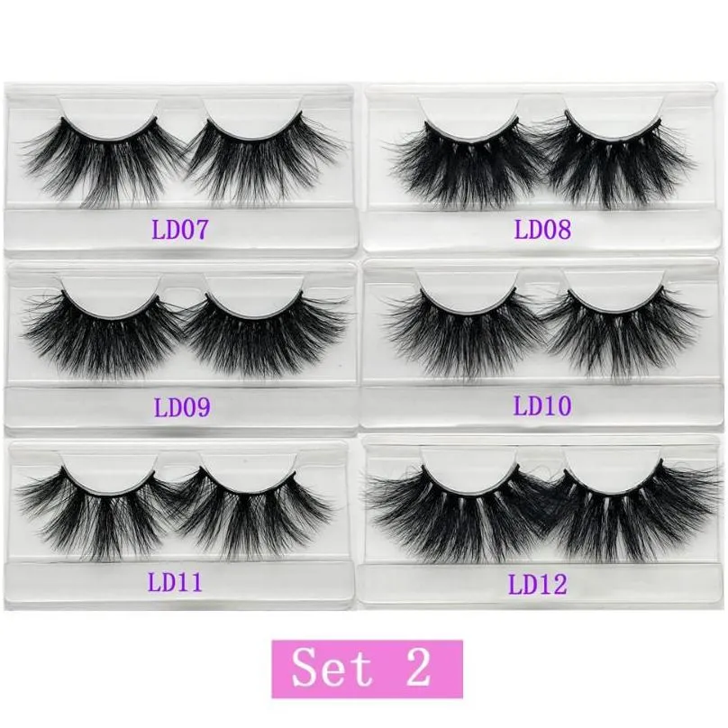 Makeup Lashes Wholesale Mink Eyelashes Beauty 25mm Mink Eyelashes 3D Lash Bulk Full Strip Eyelash Extension 5D Lashes