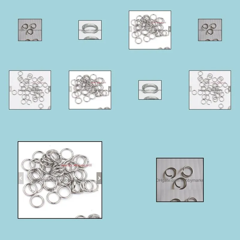 500PCS/lot,Quality Parts ,Strong 316L Stainless Steel Jump Ring 10x1.2mm