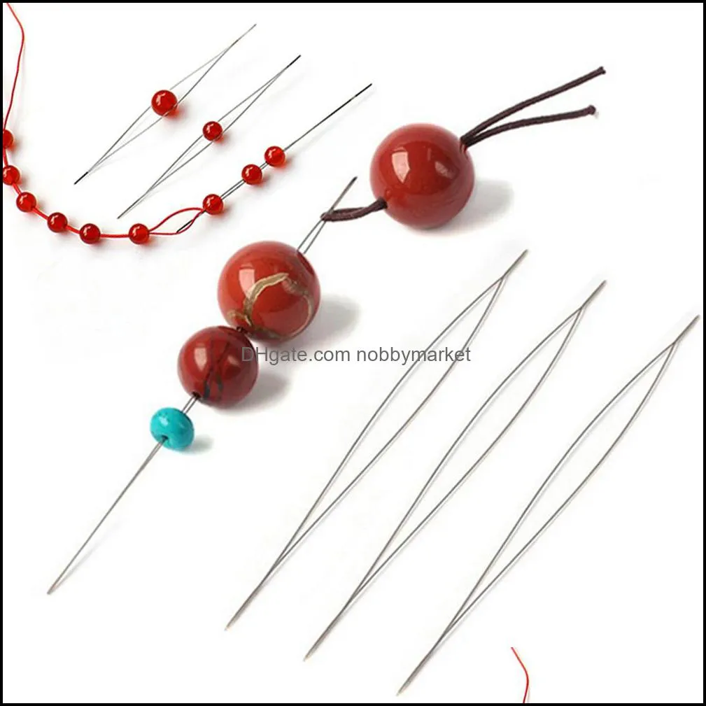 Sale Open Beading Needle Supplies For Making Beads DIY Hand Made Pins Jewelry Tools For Necklace& Jewelry