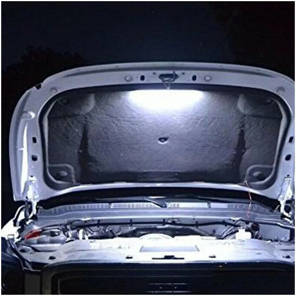 white under hood led light kit with automatic on/off -universal fits any vehicle car led lights automatic switch ties led strips