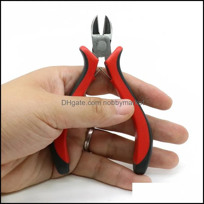 120mm Diagonal Cutting Plier With Red Handle For Jewelry Making Diy In Low Prices ZYT 0003