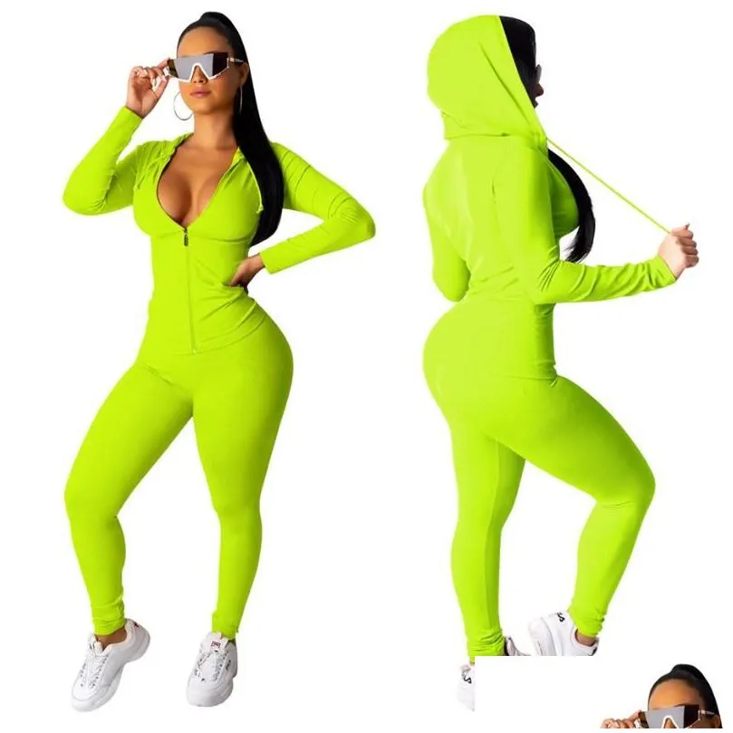 womens two piece set tracksuit women festival clothing fall winter topaddpant sweat suits neon 2 piece outfits matching sets