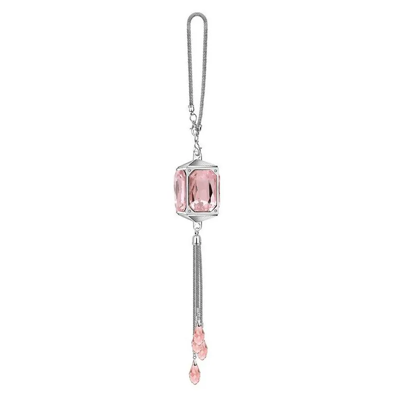 crystal car pendant automobile rearview mirror pink car hanging ornaments diamond car interior accessories for woman
