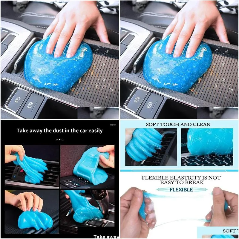Car Cleaning Tools Wash Solutions Interior Gel Slime Hine Vent Magic Dust  Glue Computer Keyboard Dirt Cleaner Supplies Drop Delivery Dhzsx From  Dhylzx, $10.73