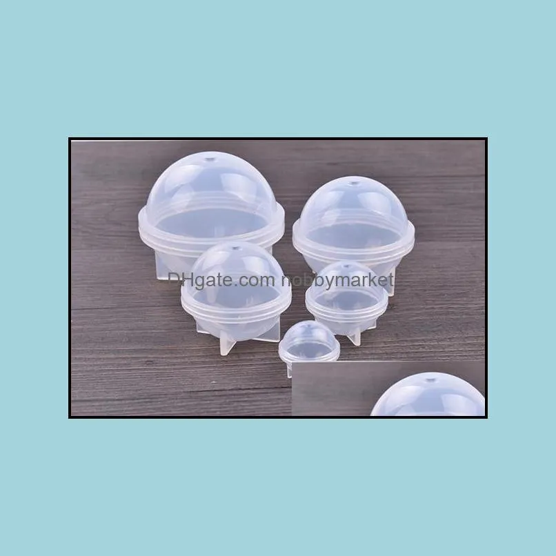 3D Sphere Silicone Mold Round Ball Mould 20mm 30mm 50mm Soft Mold for UV Resin Craft Epoxy Resin Art Supplies Jewelry Making