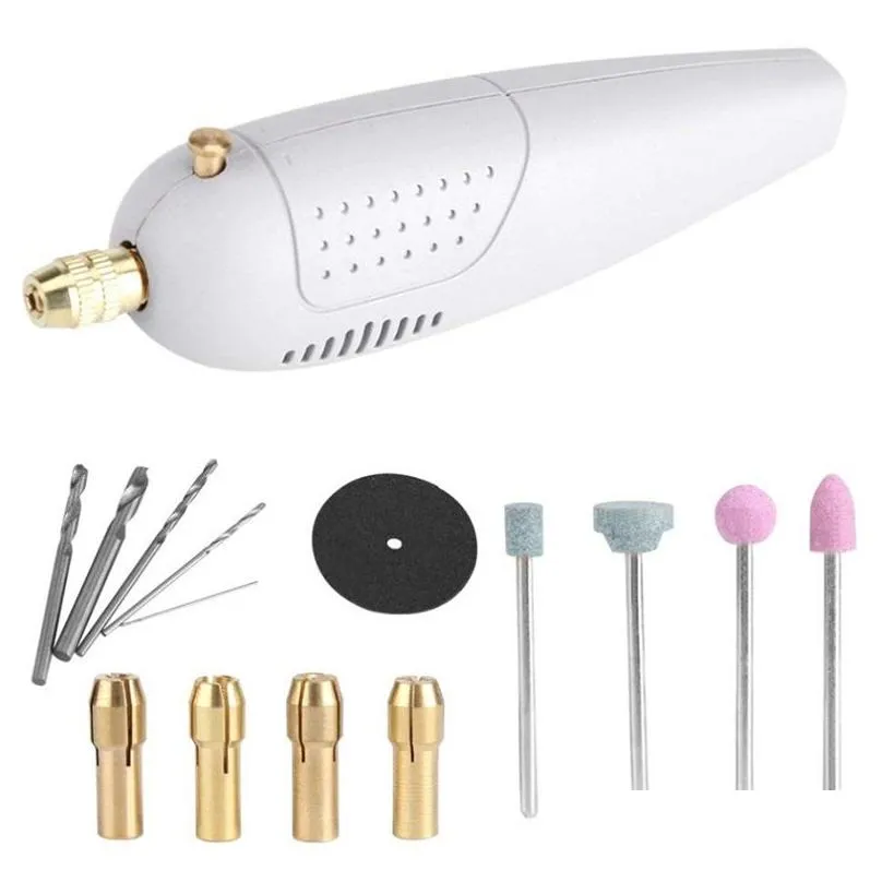 mini electric drill diy accessories grinding tool electric grinder engraving pen tools bead drill us plug