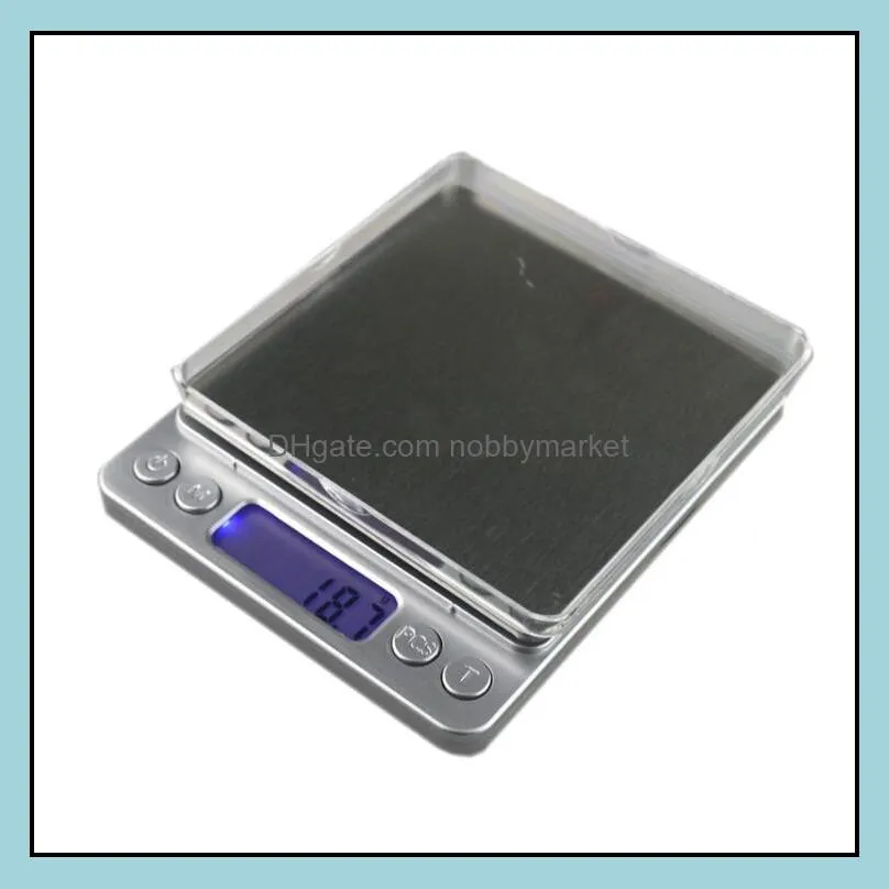 3000g/0.1g Electronic Kitchen Weight Balance Scale 3kg/0.1g High Accuracy Jewelry Food Diet Scales with 2 Strays