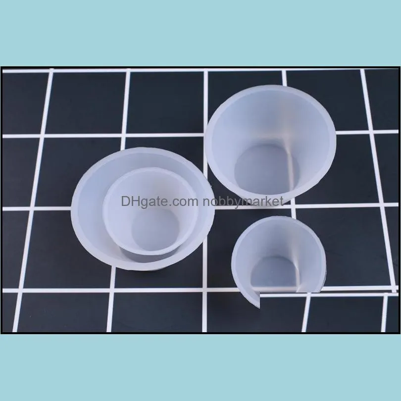 Mini Silicone Cups Color Mixing Cup Flexible Silicone Rubber UV Resin Mixing Cups Washable Epoxy Resin Tools